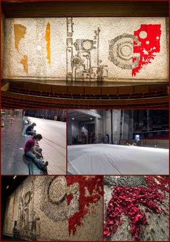 stephens auditorium iowa drapery curtains fabric sewing